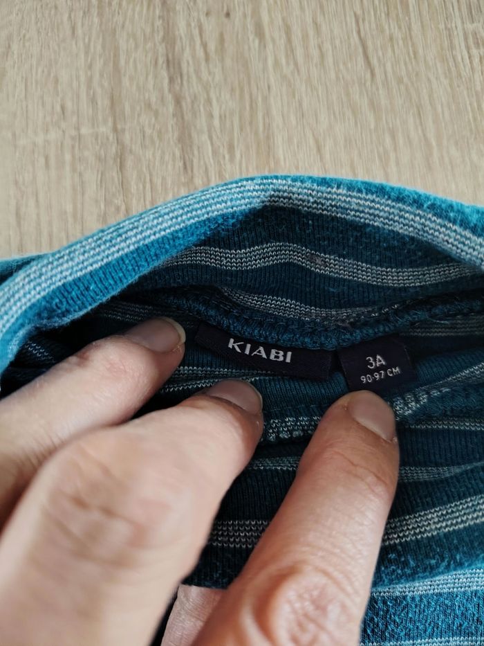 Lot de 2 sous pull en coton 3 ans sergent major et Kiabi - photo numéro 7