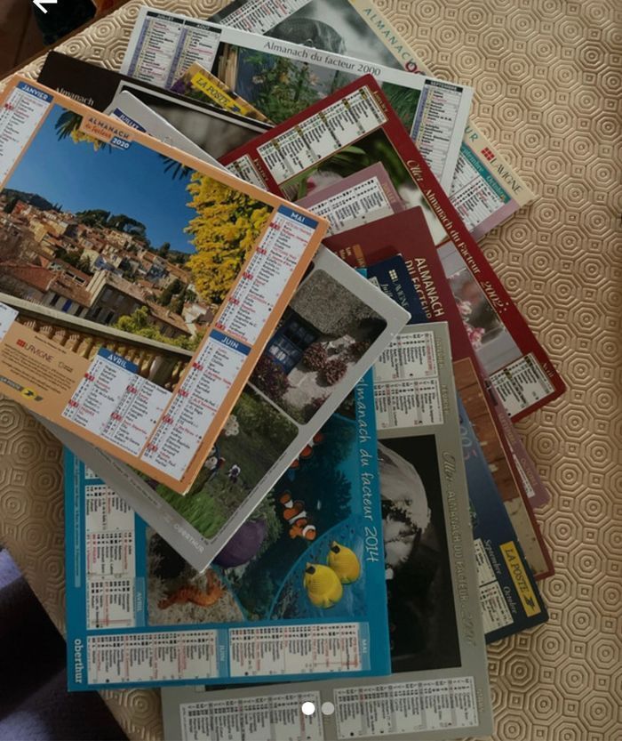 Calendrier facteur au choix