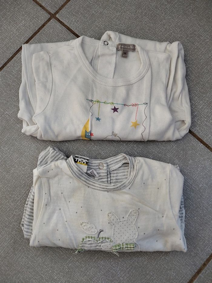 Lot de 2 pyjamas légers T.6 M