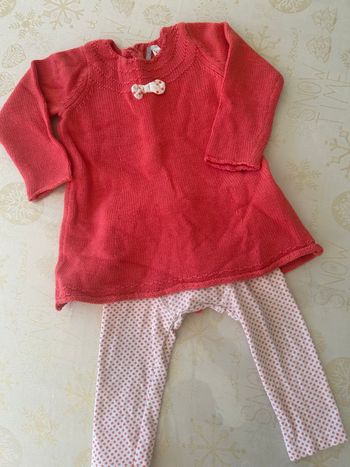 Ensemble robe + legging orchestra 9 mois