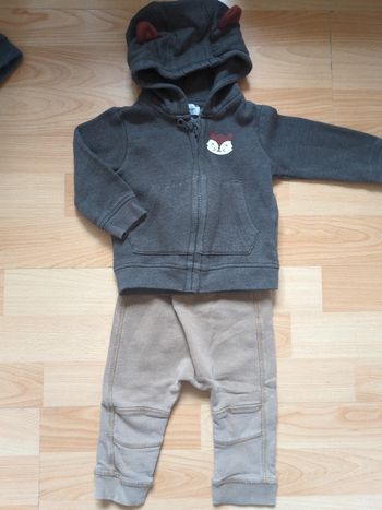 Gilet zippé + jogging