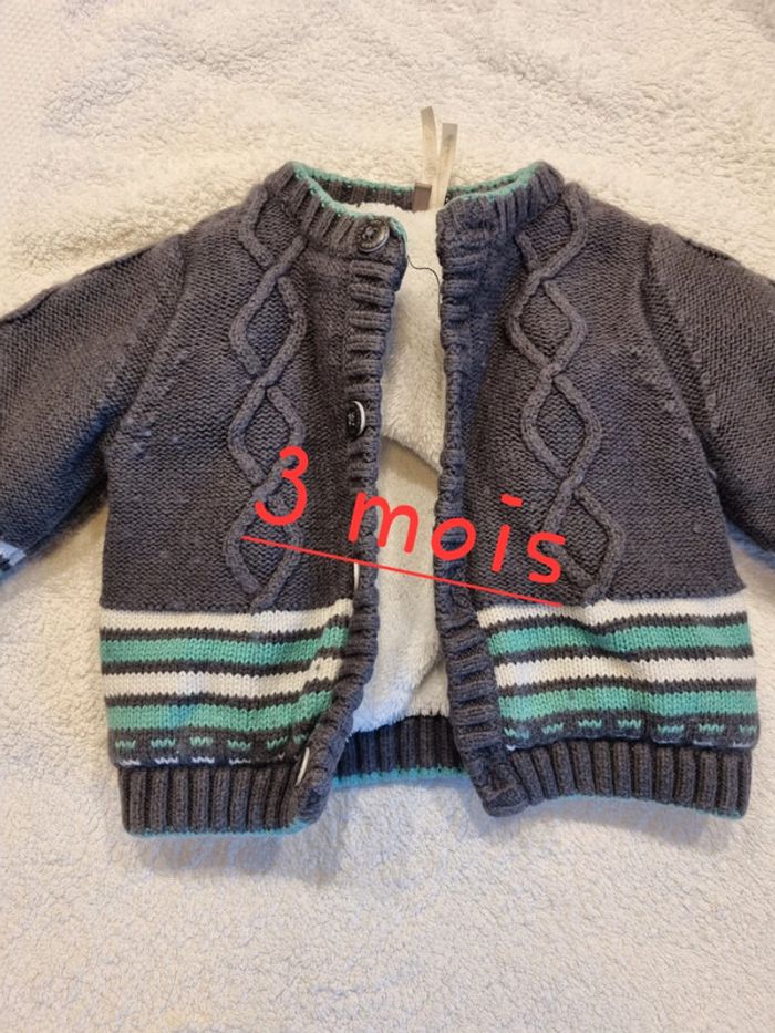 Gilet orchestra taille 3 mois tout doux et chaud