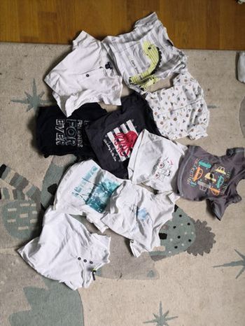 Lot t shirt manches courtes