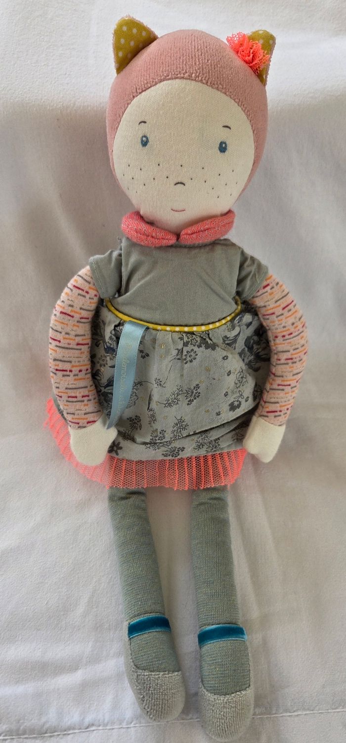 Doudou poupée Mademoiselle et Ribambelle- Moulin Roty