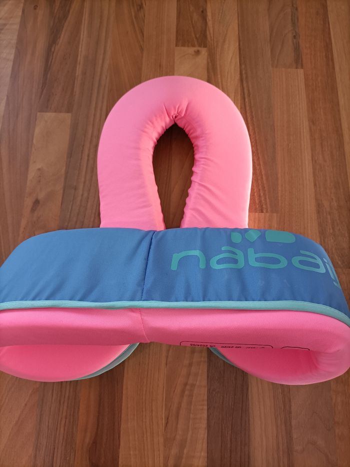 Gilet flottaison piscine rose et bleu Nabaiji 25-35 kg - photo numéro 2
