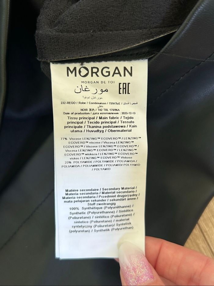 Robe noire neuve bi matière Morgan taille 42 (valeur 75€) - photo numéro 10