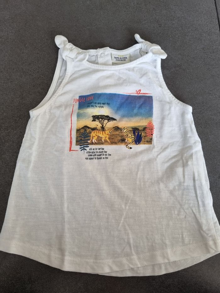 Débardeur blanc Tape à l'œil 23 mois