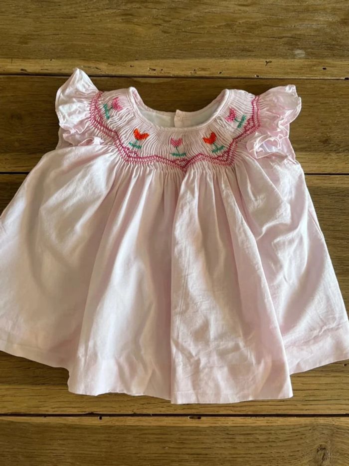 Robe d’été rose pâle Jacadi