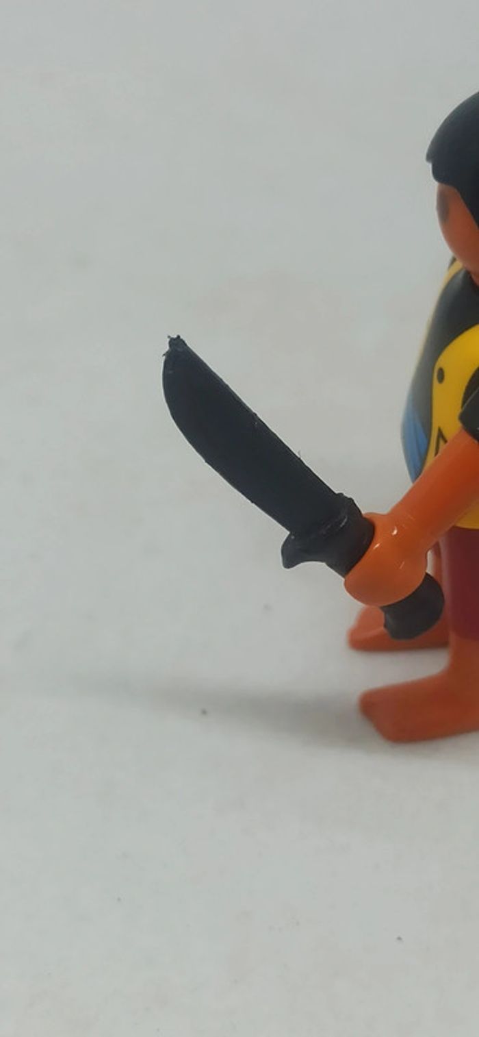 Enfant indien avec couteau playmobil - photo numéro 5