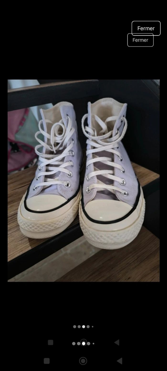 Converse violet pastel - photo numéro 3