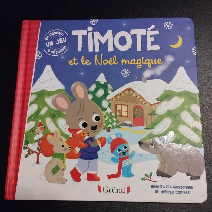 Livre enfant enfant Gründ Timoté et le noël magique