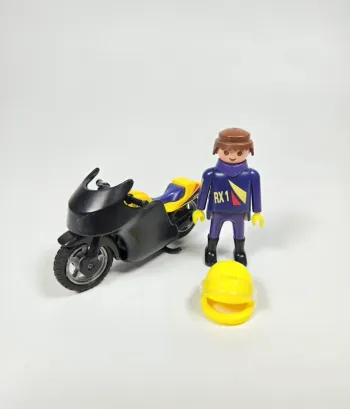 Playmobil Moto Racing Course Violette