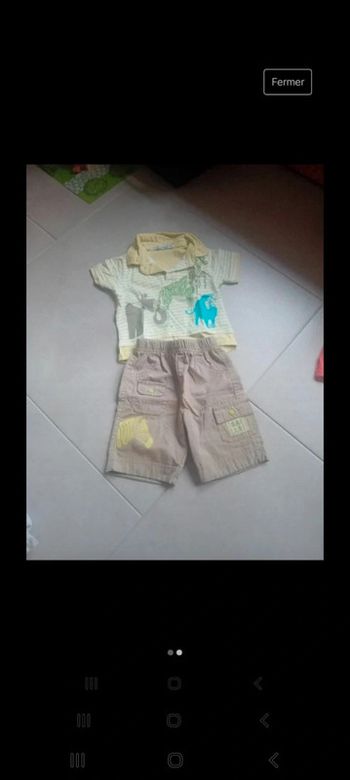 Short tee shirt 12 mois