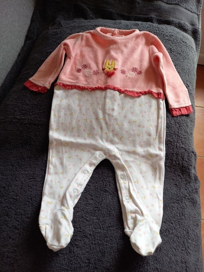 Pyjama fille, taille 6 mois - photo numéro 2