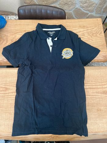 Polo homme été taille S bleu marine jack et Jones excellent état