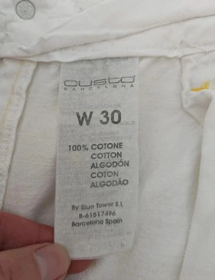 Jean blanc évasé - Custo Barcelona - taille 30 (Fr40) - photo numéro 5