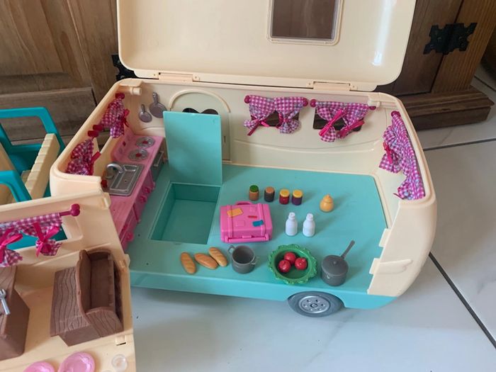 Caravane et voiture type Sylvanian li’l woodzeez - photo numéro 3
