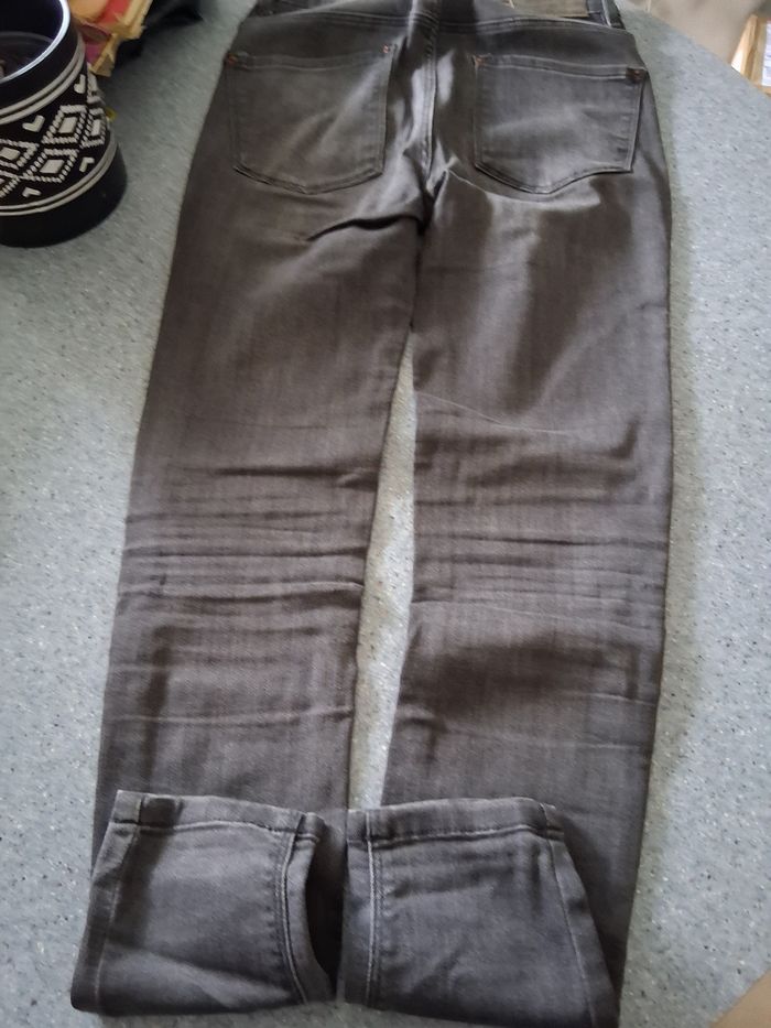 Jean " pull&bear " noir " t - 36 - photo numéro 2