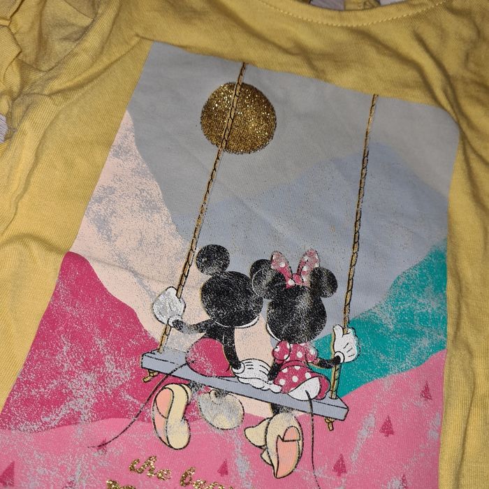 T-shirt manches courtes 12 mois Disney Mickey minnie - photo numéro 2