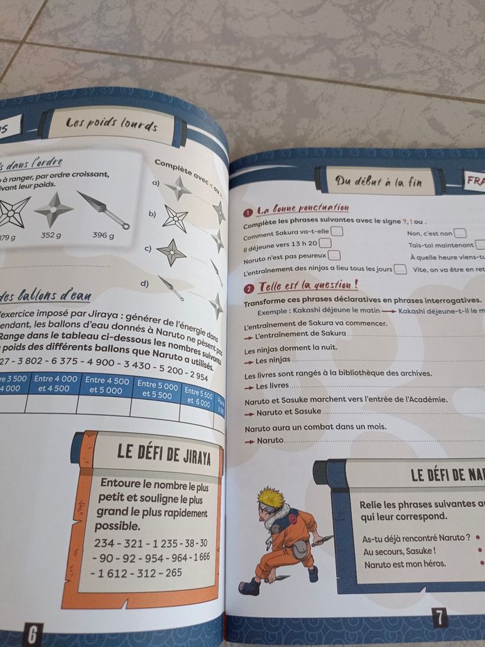 Cahier de vacances naruto - photo numéro 4