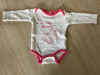 Body manches longues - 1 mois