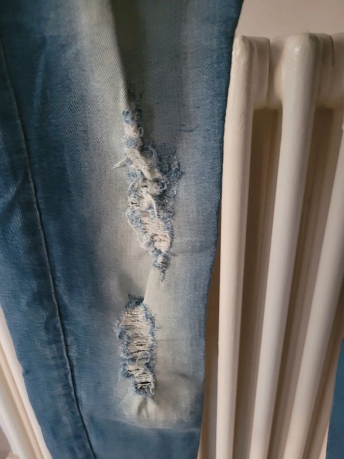 Jean super skinny Mim déchiré troué - photo numéro 4