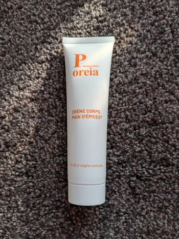 Poreia crème corps pain d'épices