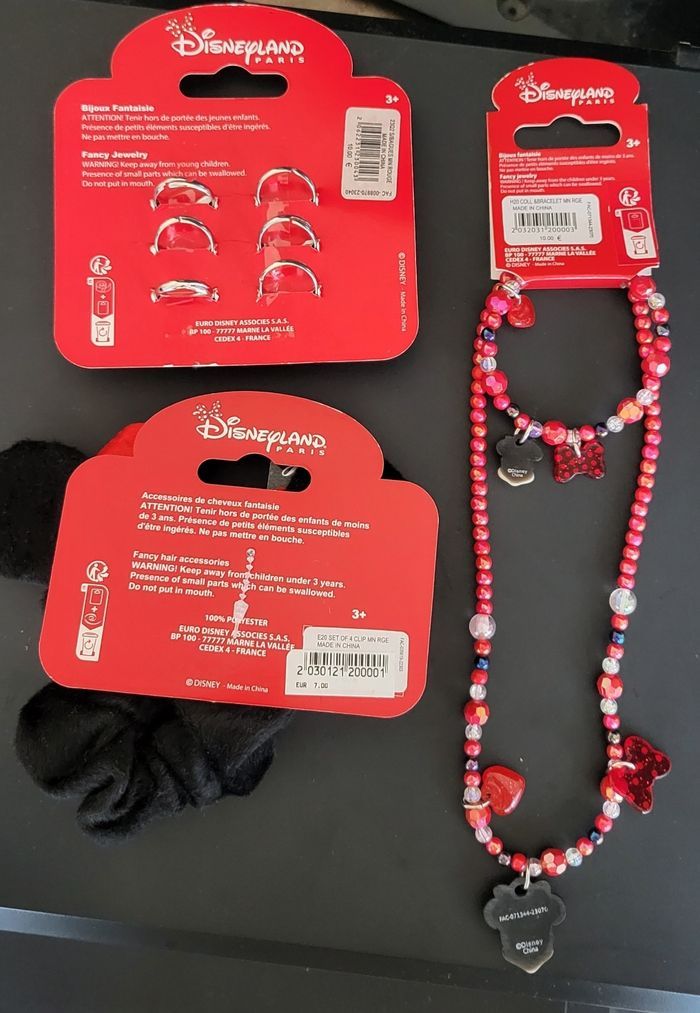 Set bijoux minnie disney - photo numéro 2