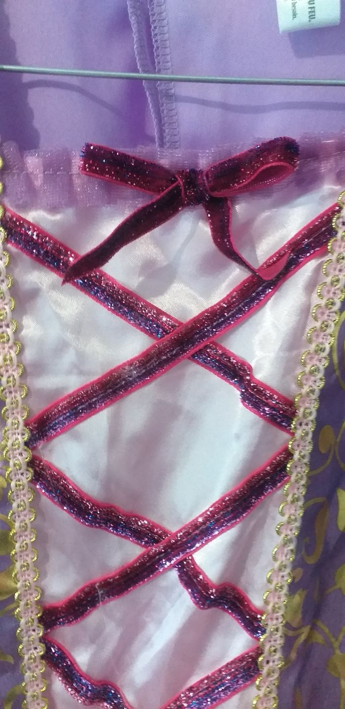 Déguisement Raiponce taille 6/ 8 ans - photo numéro 6