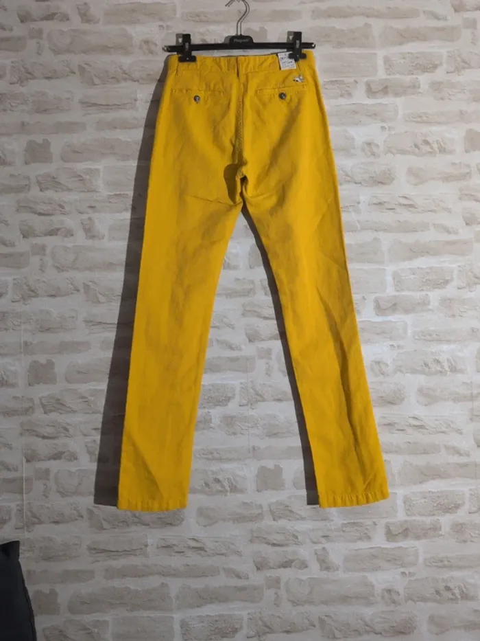 Pantalon Chevignon neuf avec étiquette – Taille 36 – moutarde - photo numéro 5