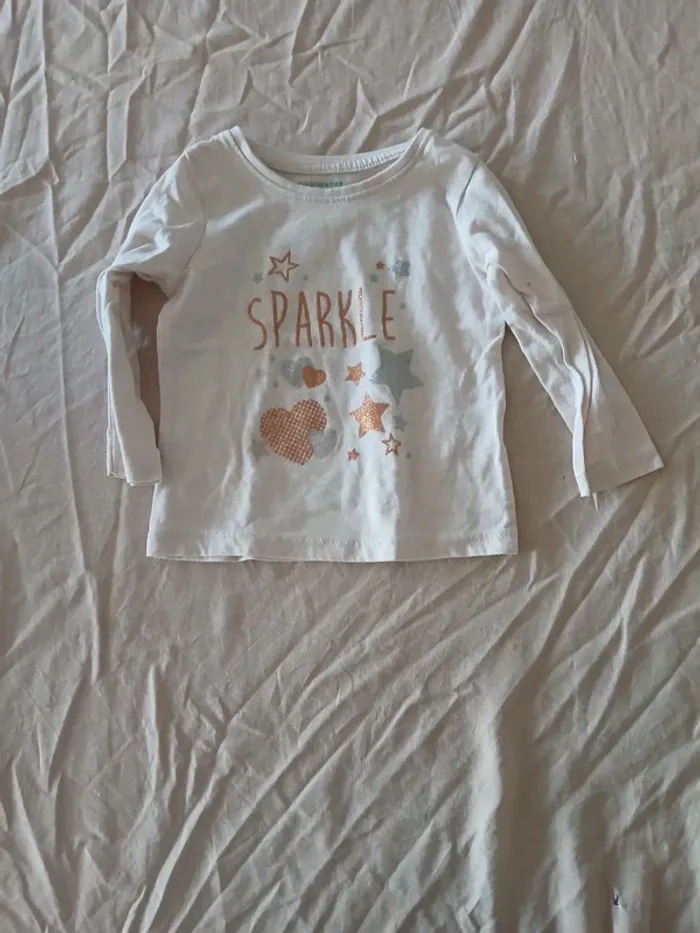 Tee-shirt manche longue 9-12 mois