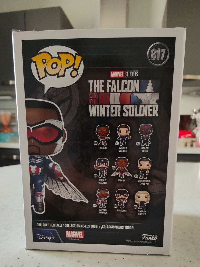 Funko Pop Marvel Captain America (Falcon & Winter Soldier) 817 - photo numéro 3