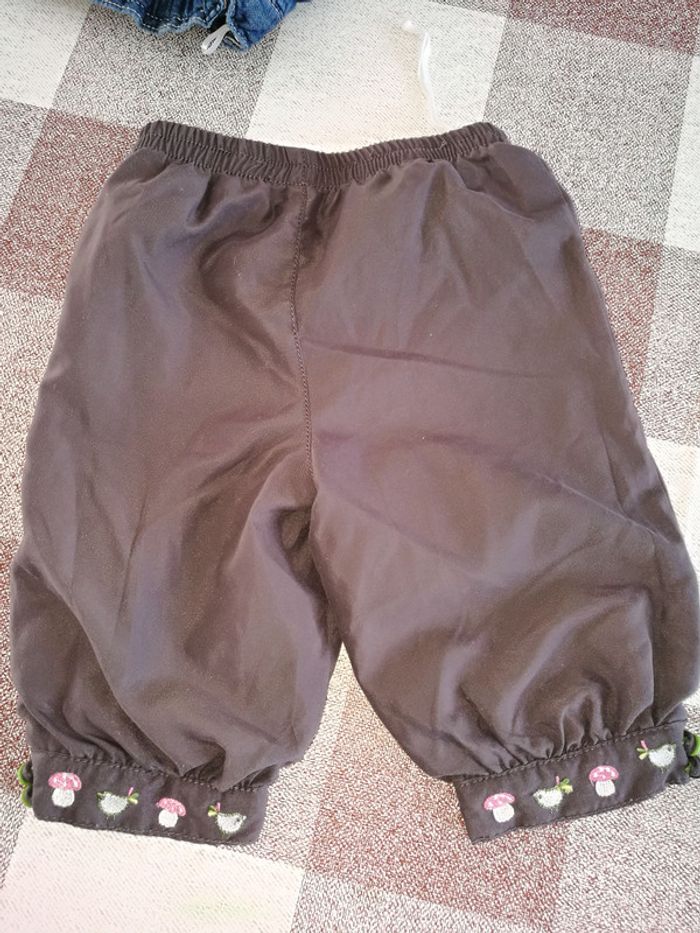 Pantalon doublé taupe 6 mois - photo numéro 3