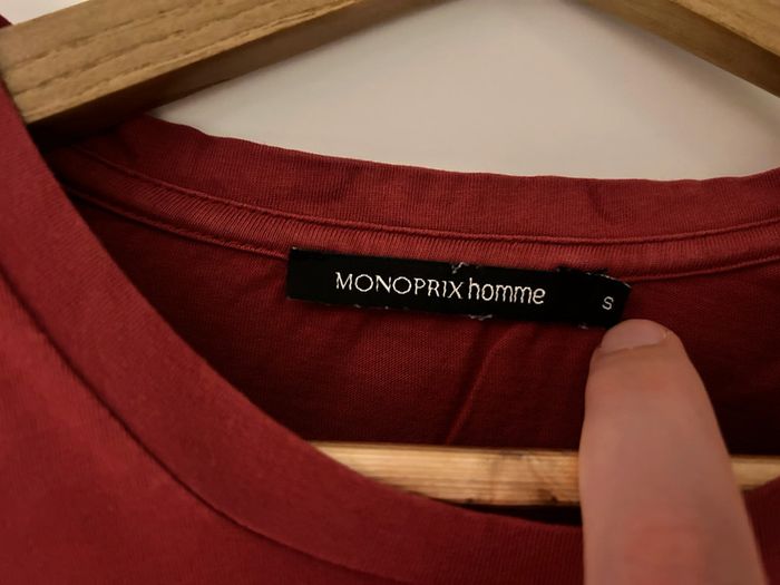 T-shirt Monoprix à poche - Taille S - Très bon état - photo numéro 3