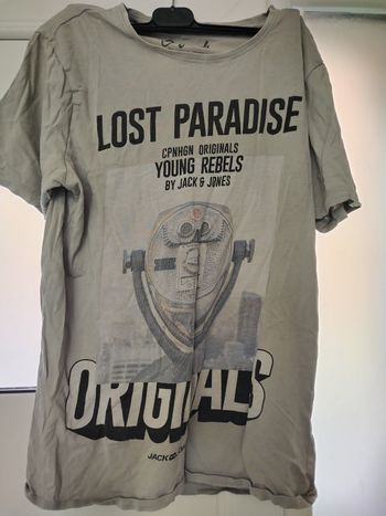 T-shirt Gris Jack & Jones 