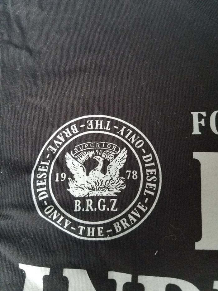 T shirt manches longues Diesel - photo numéro 3