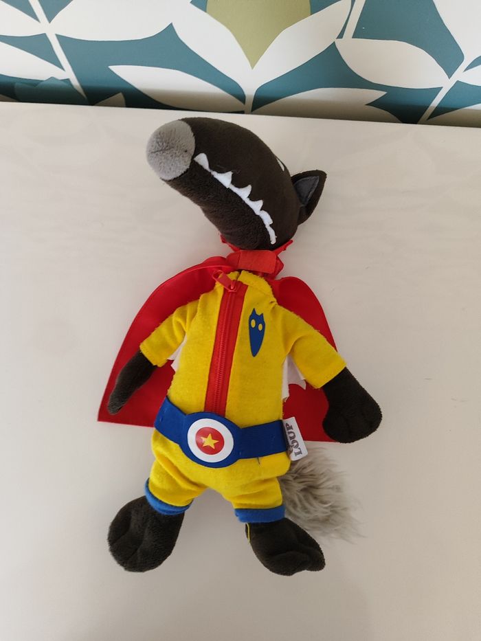 Peluche loup auzou - photo numéro 2