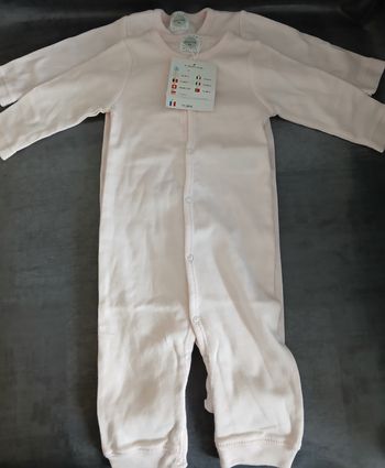 lot 2 pyjamas fille en coton DPAM 60 cm 3 mois