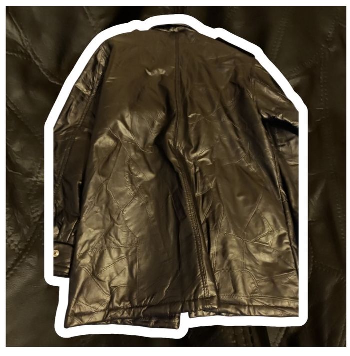 veste 100%cuir d'agneau L'homme moderne.T .M - photo numéro 2