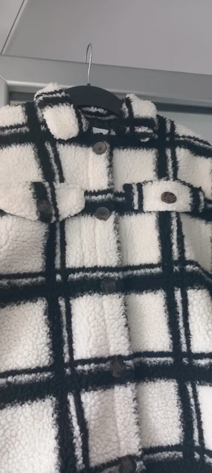 Blouson Teddy enfant manches simili cuir - photo numéro 2