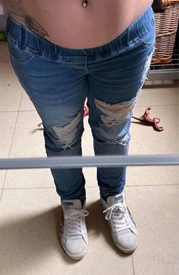 Pantalon taille basse