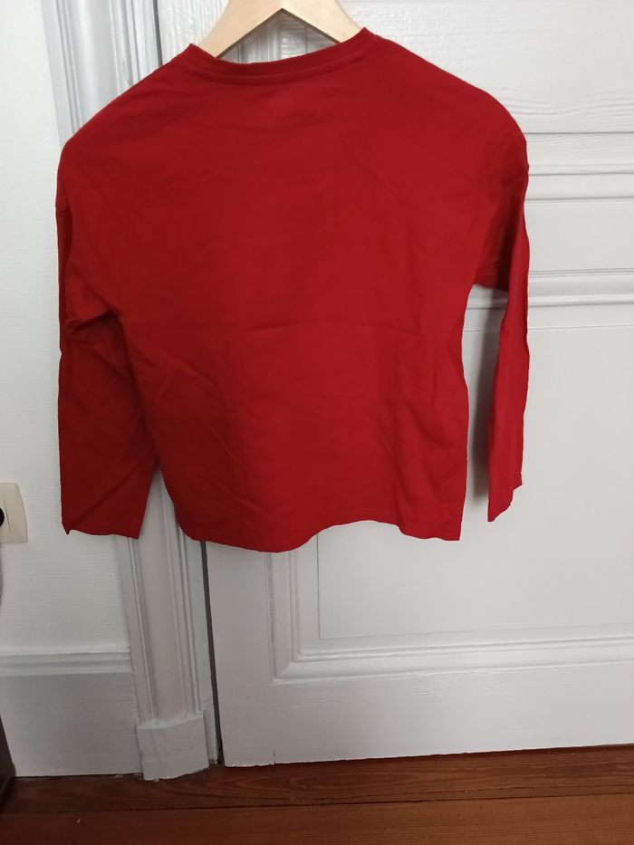 Tee-shirt Kiabi rouge et multicolore - photo numéro 3