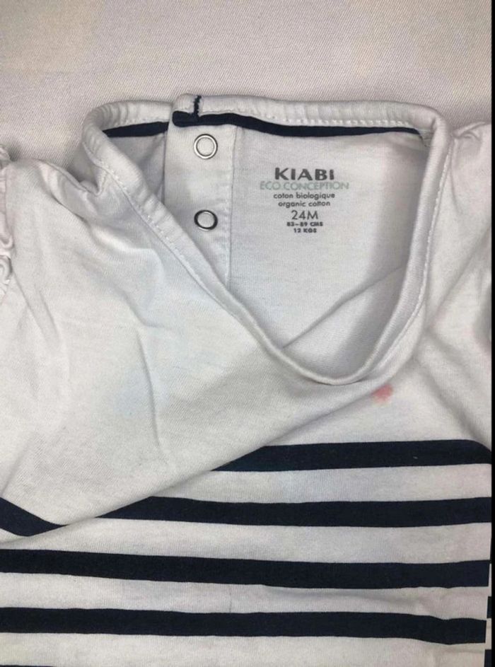 Tee shirt Kiabi taille 24 mois en très bon état - photo numéro 2