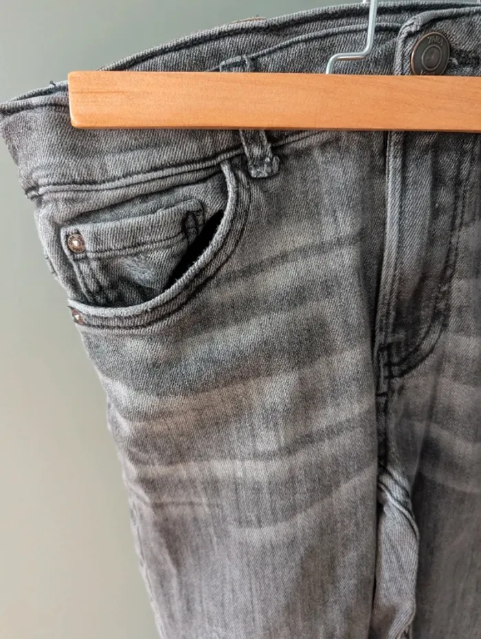 Jeans noir délavé - photo numéro 3