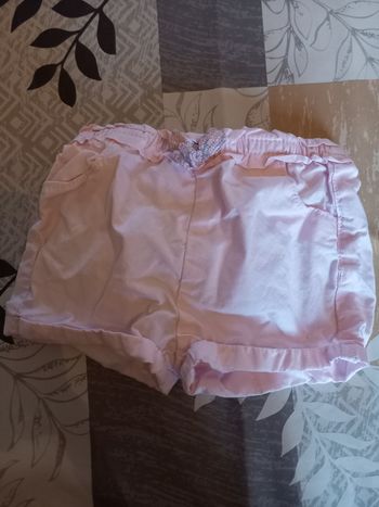 Short fille 12 mois