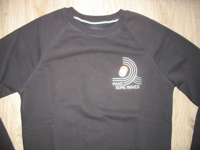 SWEAT SHIRT NOIR "BONOBO" - TAILLE S - n°03 - photo numéro 2