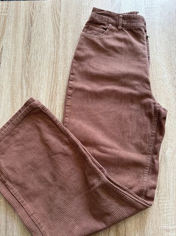 Pantalon à velours marron