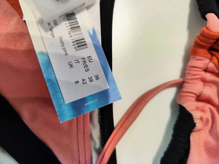 Maillot de bain de bain marron rose, blanc et noir Barts Taille bas 38 Taille haut 36 - photo numéro 5