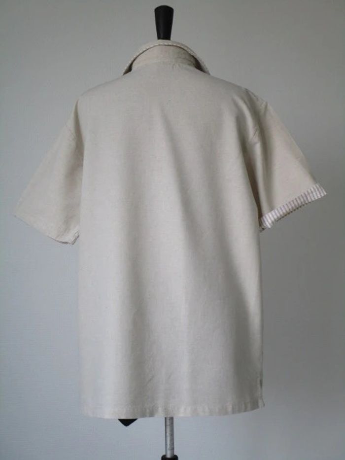 Chemise beige vintage voiture 44 TBE - photo numéro 8