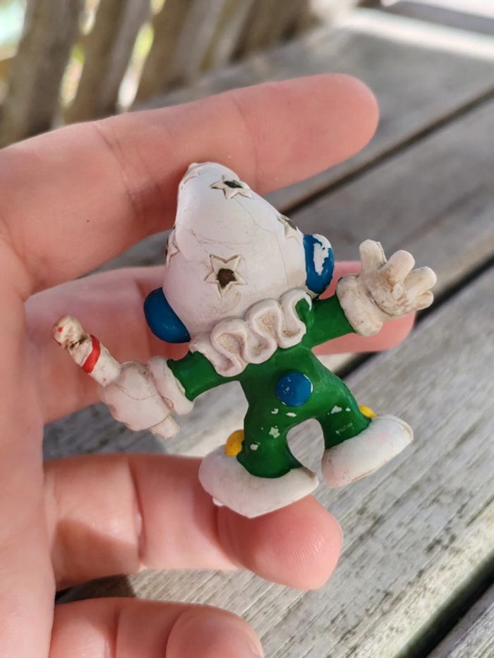 Figurine Schtroumpfs clown vintage - photo numéro 5